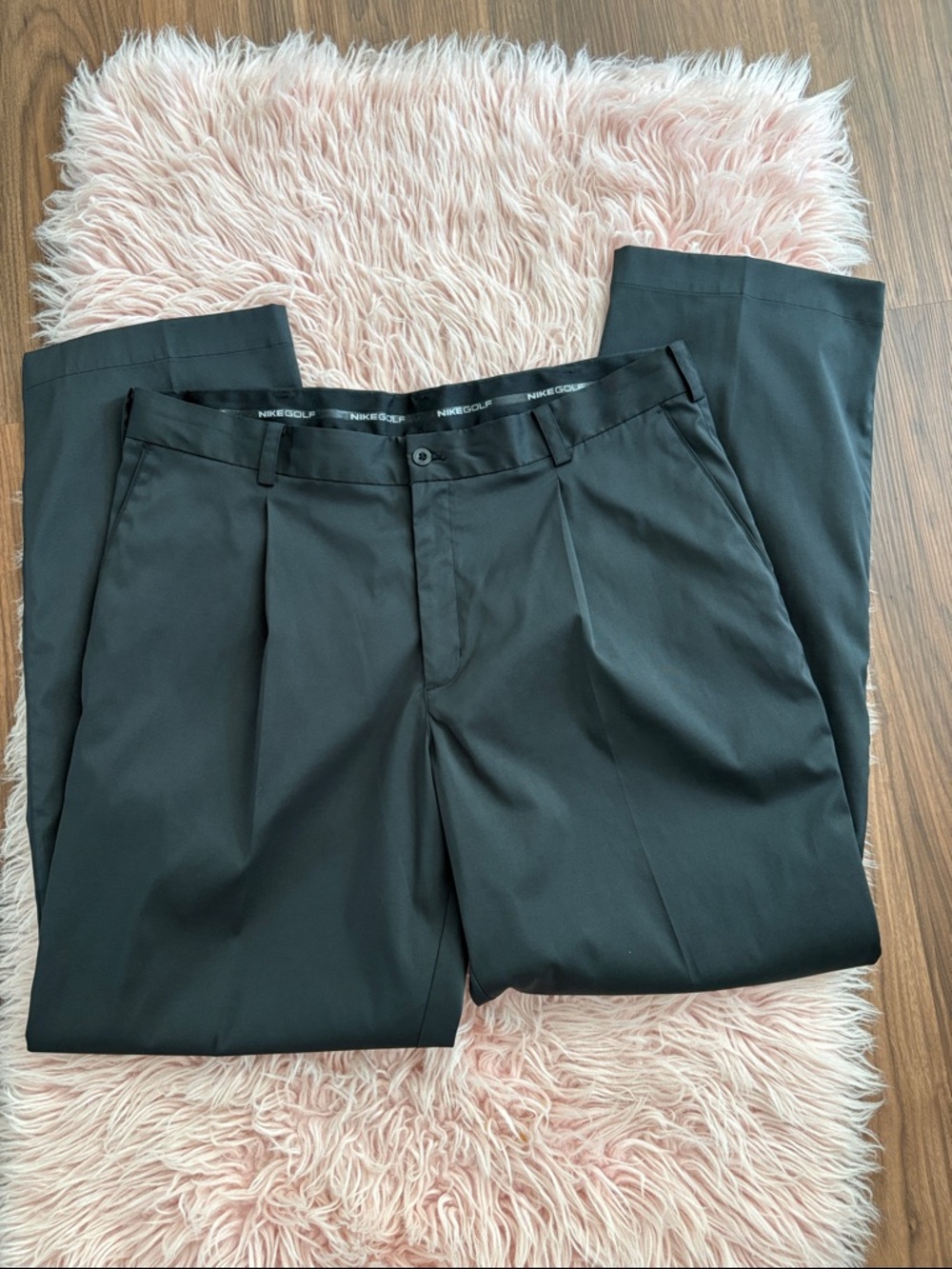 Nike Golf Mens Dri-Fit Mens Black Pants - Picture 2 of 4